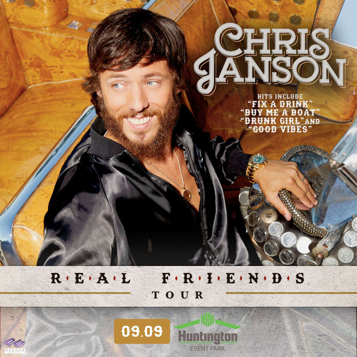 Chris Janson sets Saginaw show; rest of summer lineup at Huntington