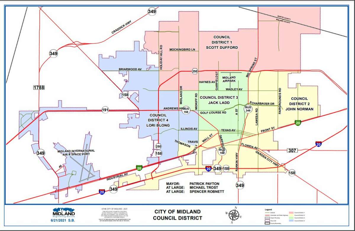 Midland Isd District Map Four File On First Day Of City Filing Period
