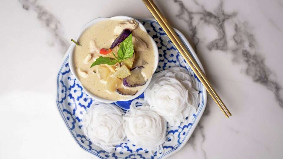 Kin Dee, a new restaurant specializing in Thai cuisine, will open May 22 at 1533 N. Shepherd. Shown: Southern-style green curry.
