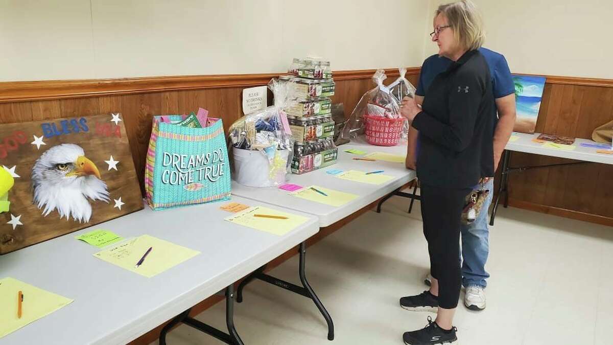 Over 90 items were up for auction at the U&I Club in Port Austin on Sunday. (Courtesy Photo)