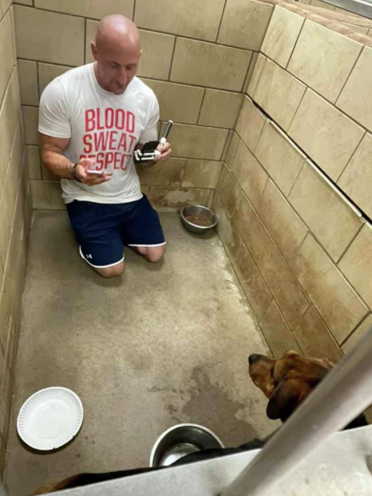 After his shelter dog, Jordan, passed away in 2018, Kris Rotonda started hosting Facebook Livestream marathons to increase adoption awareness and raise money for shelters across the U.S. He spent Tuesday night helping Paws Pet Adoption of Plainview. 
