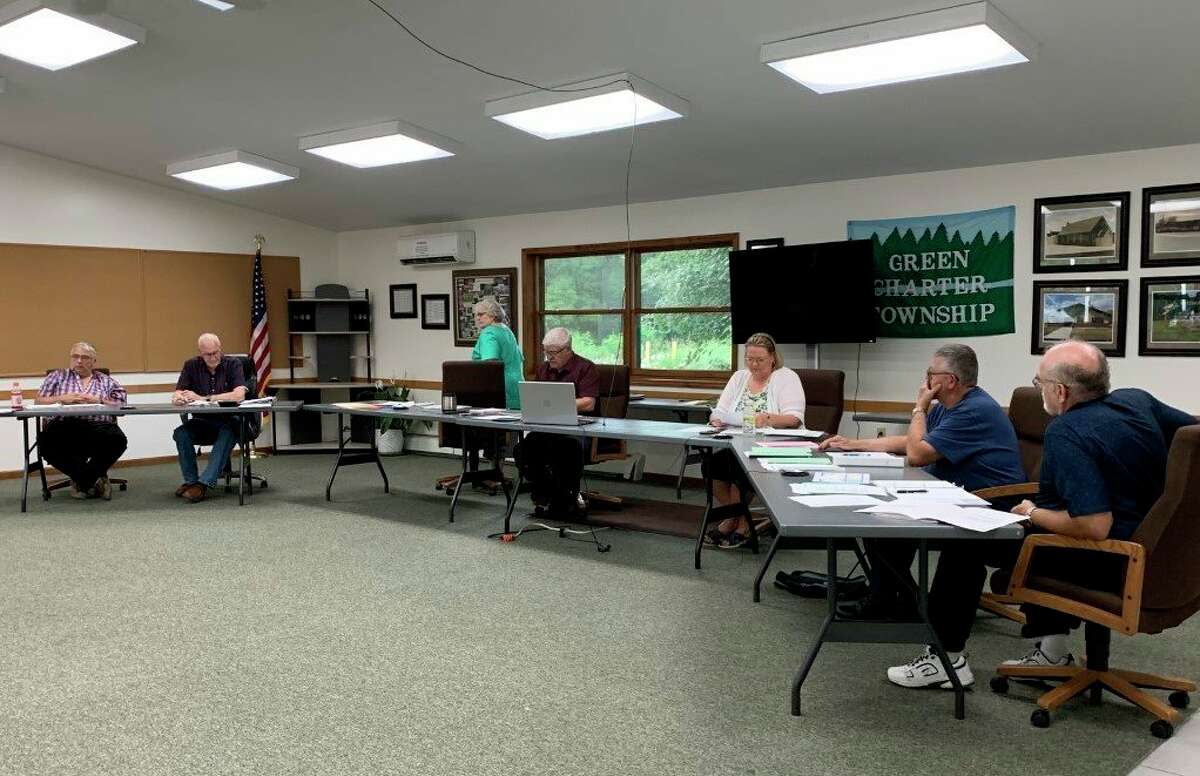 The Green Township board of trustees agreed to investigate the possibility of installing additional internet towers using funds from the American Rescue Plan during its meeting this week. (Pioneer photo/Cathie Crew)