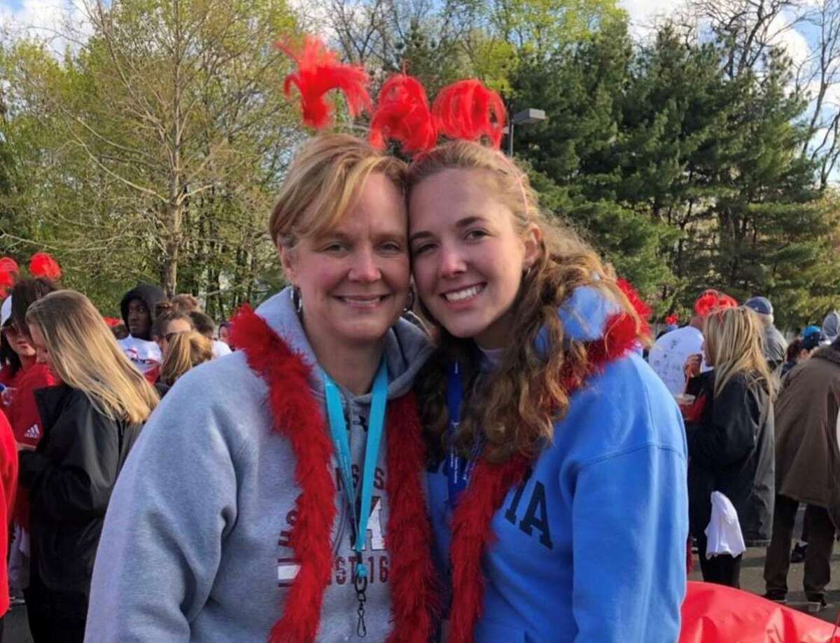 Deb and Casey Dies, of Fairfield, have become the first mother-daughter duo to receive the Beatrice Boucher Volunteer of the Year Award from The Center for Family Justice.