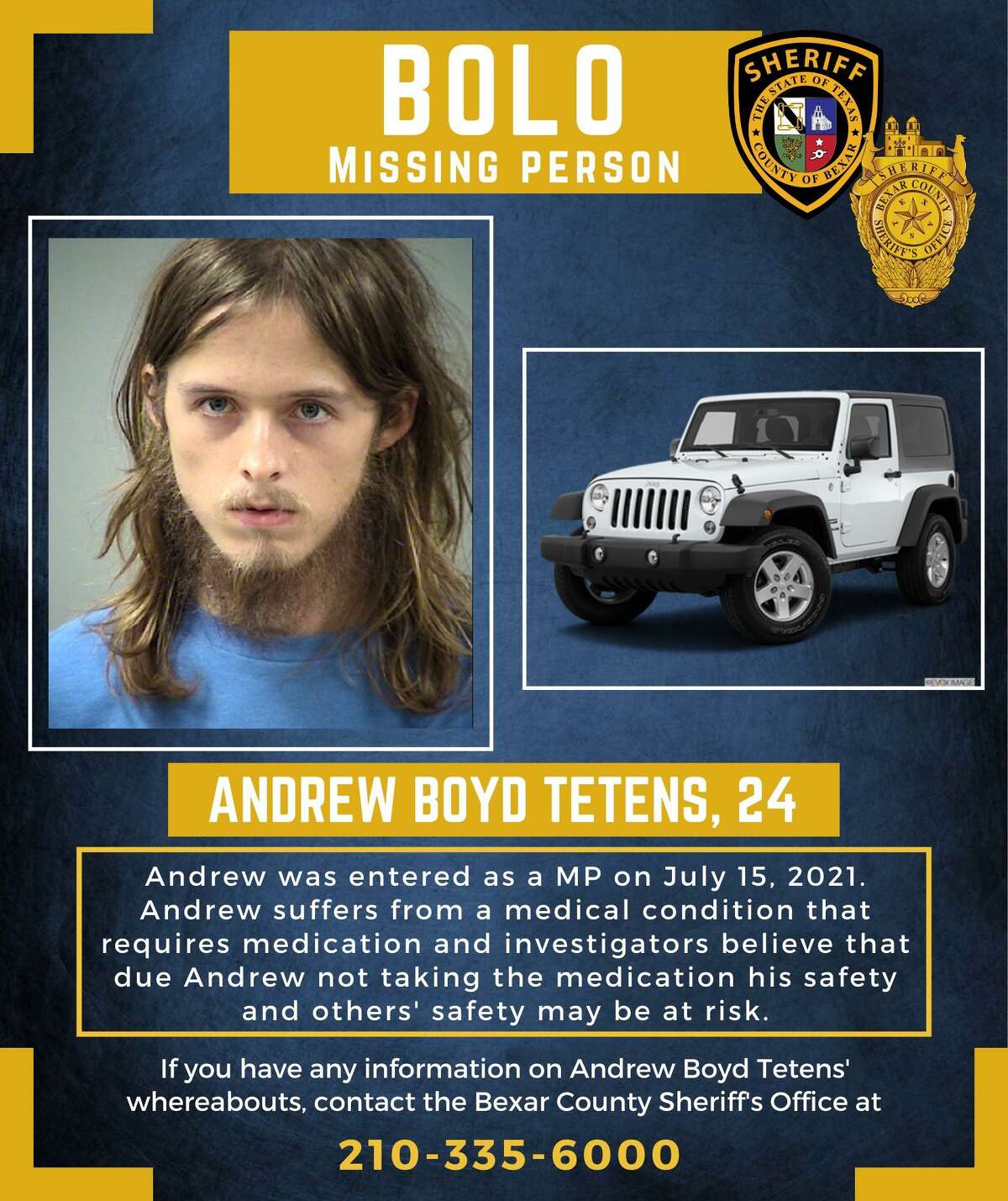 Andrew Boyd Tetens was found dead in West Virginia on July 16.