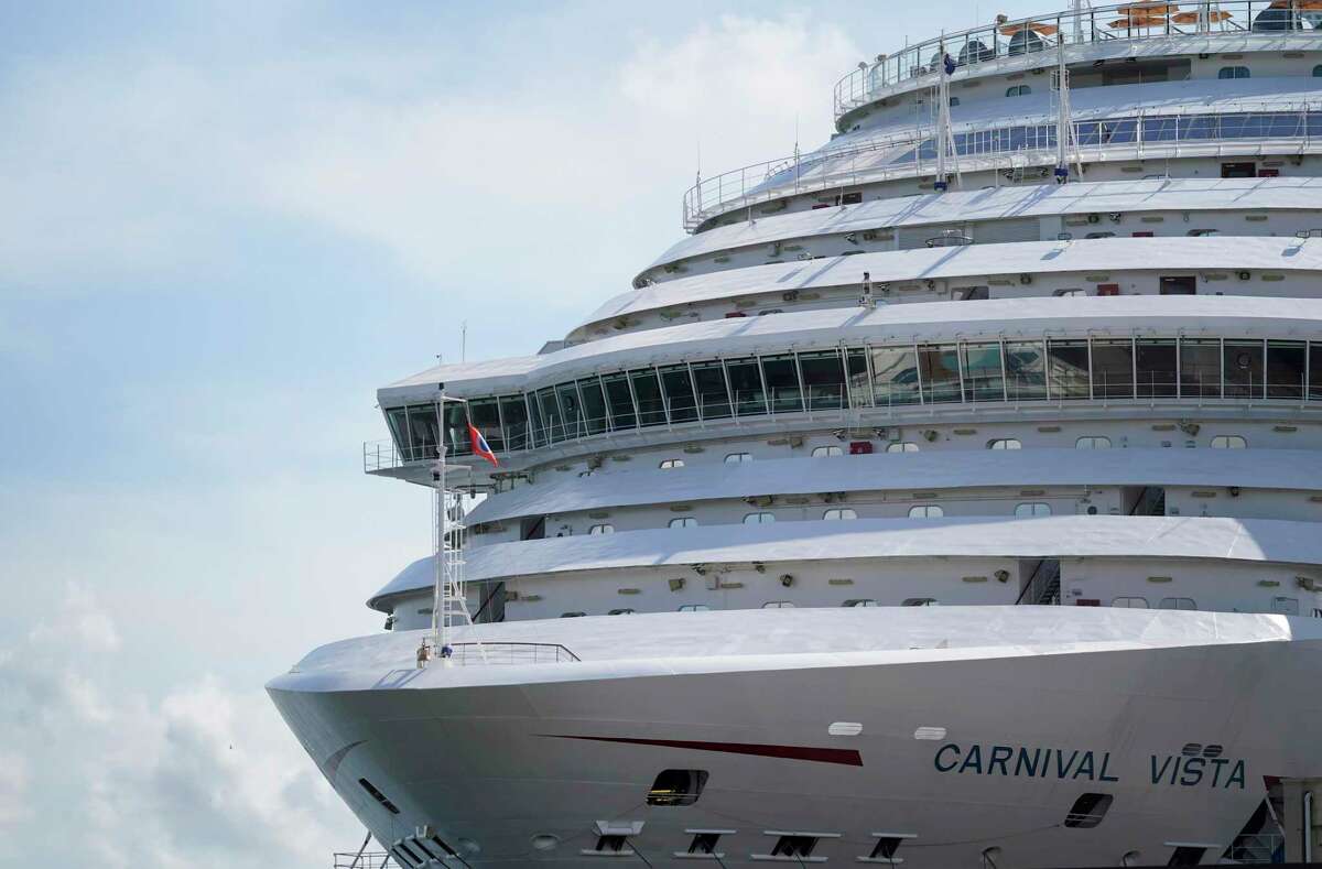 The Carnival Vista is shown at the Port of Galveston Friday, July 2, 2021 in Galveston.