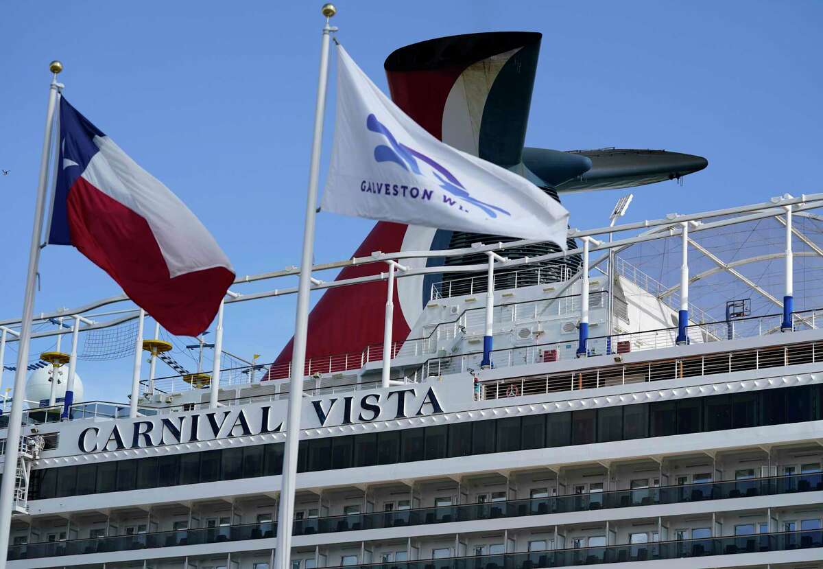 The Carnival Vista is shown at the Port of Galveston Friday, July 2, 2021 in Galveston.