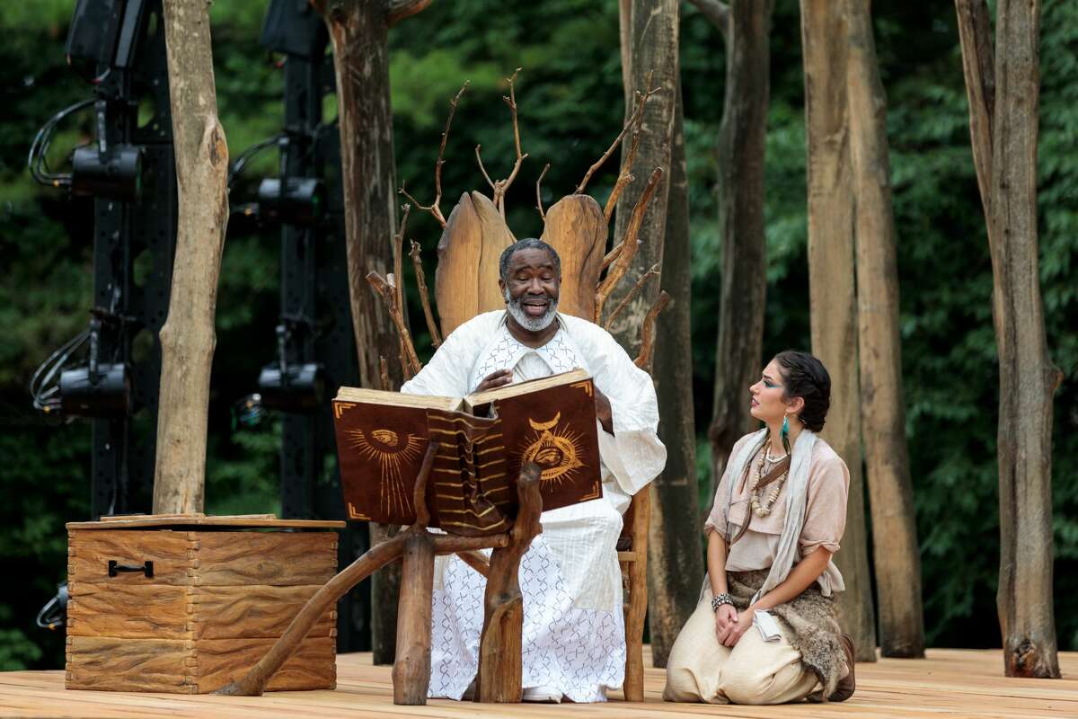 The Glimmerglass Festival opened its post-shutdown season on Thursday, July 16, 2021 with Mozart's "The Magic Flute" in a new outdoor performance space that allows patrons to be socially distanced. Bring a sun hat and a sense of adventure when you go. 