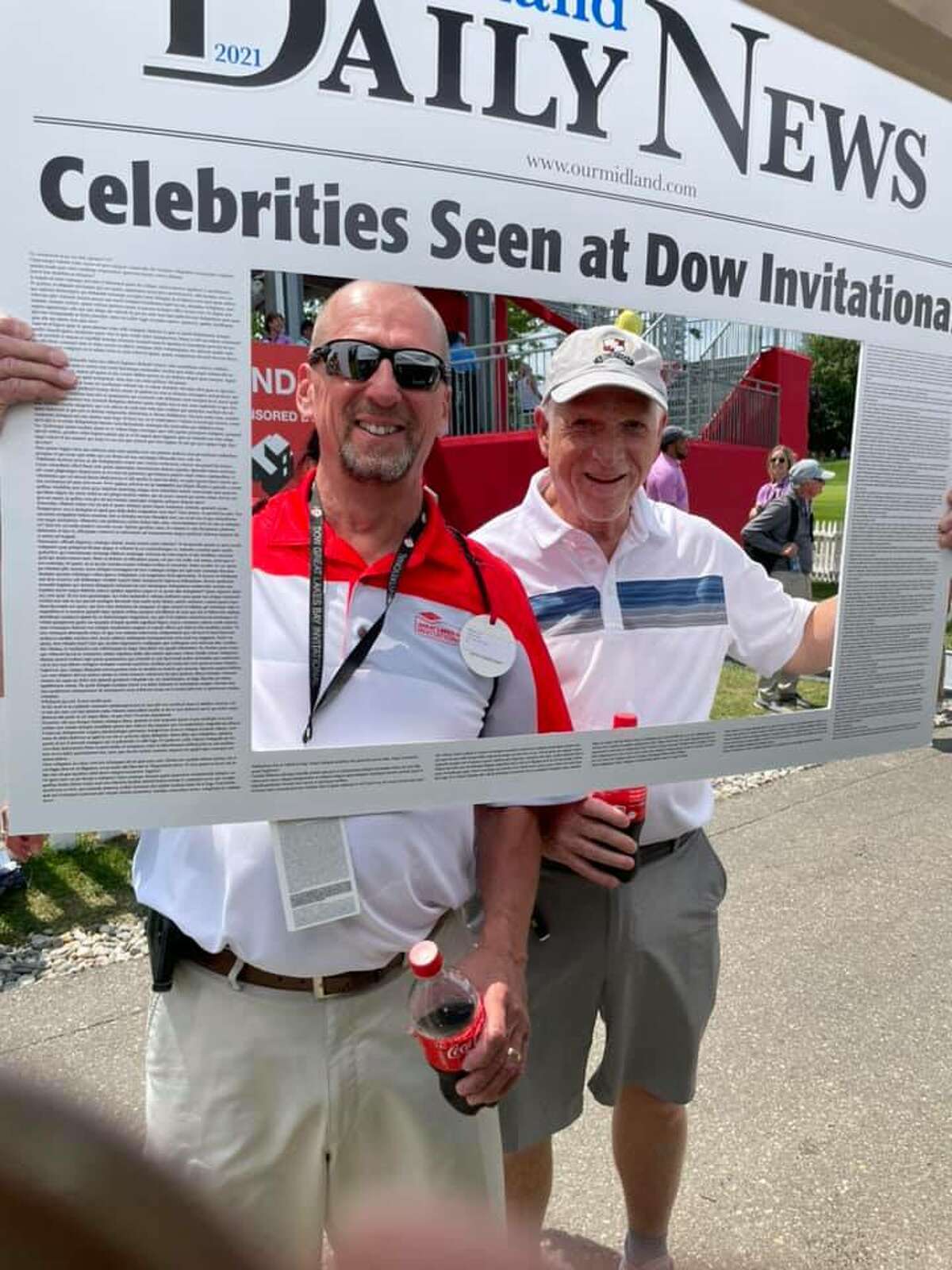 Spectators, volunteers, players, and others took the opportunity to have their Midland Daily News