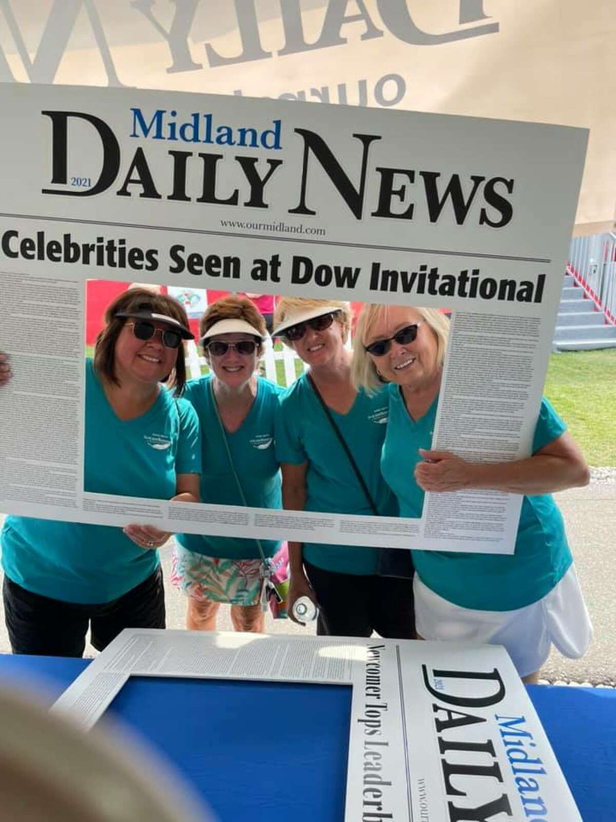 Spectators, volunteers, players, and others took the opportunity to have their Midland Daily News