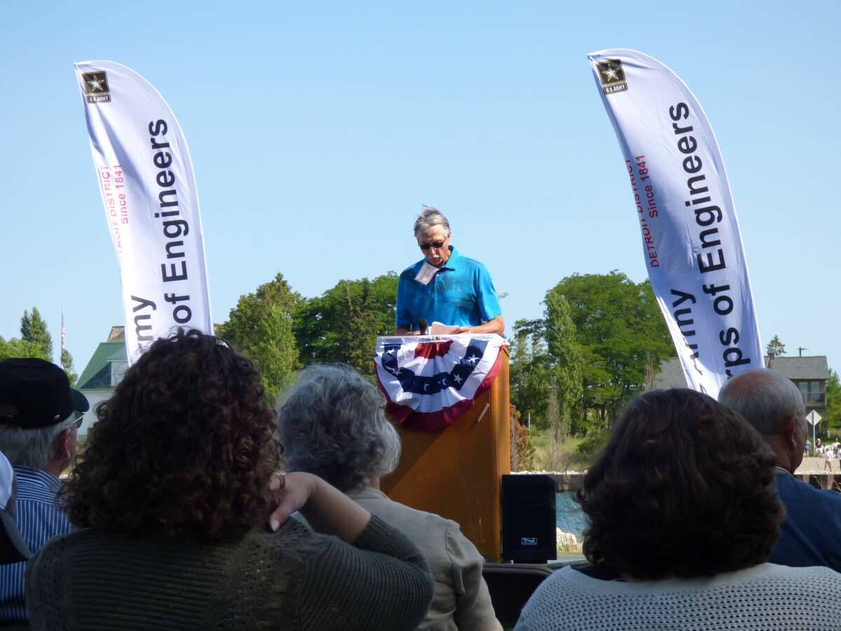 Channel dedication ceremony in Onekama draws residents, state and local