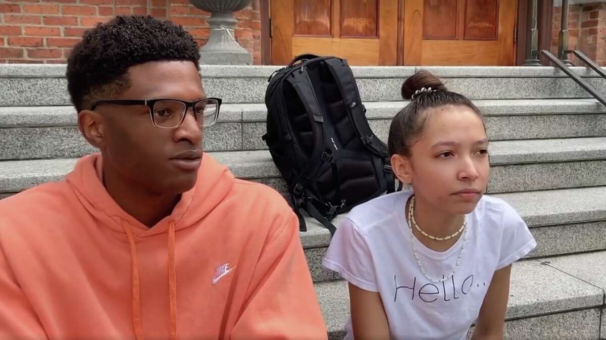 Marcus Filien and Alexus Brown said they were pursued by Saratoga Springs police after they participated in a Black Lives Matter protest in Saratoga Springs on July 14.