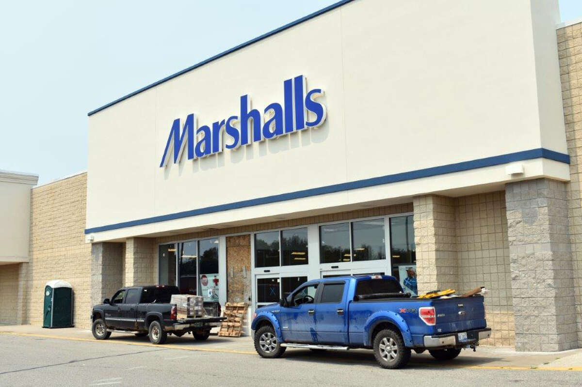 Construction on the new Marshall’s store which is set to open at 1250 Perry Ave., in the Ferris Commons shopping center in September is progressing quickly.