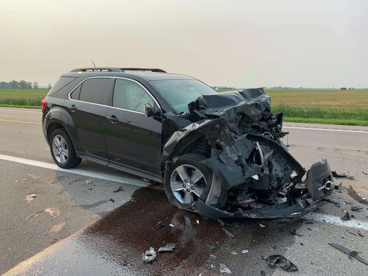 Minor injuries reported in twovehicle crash