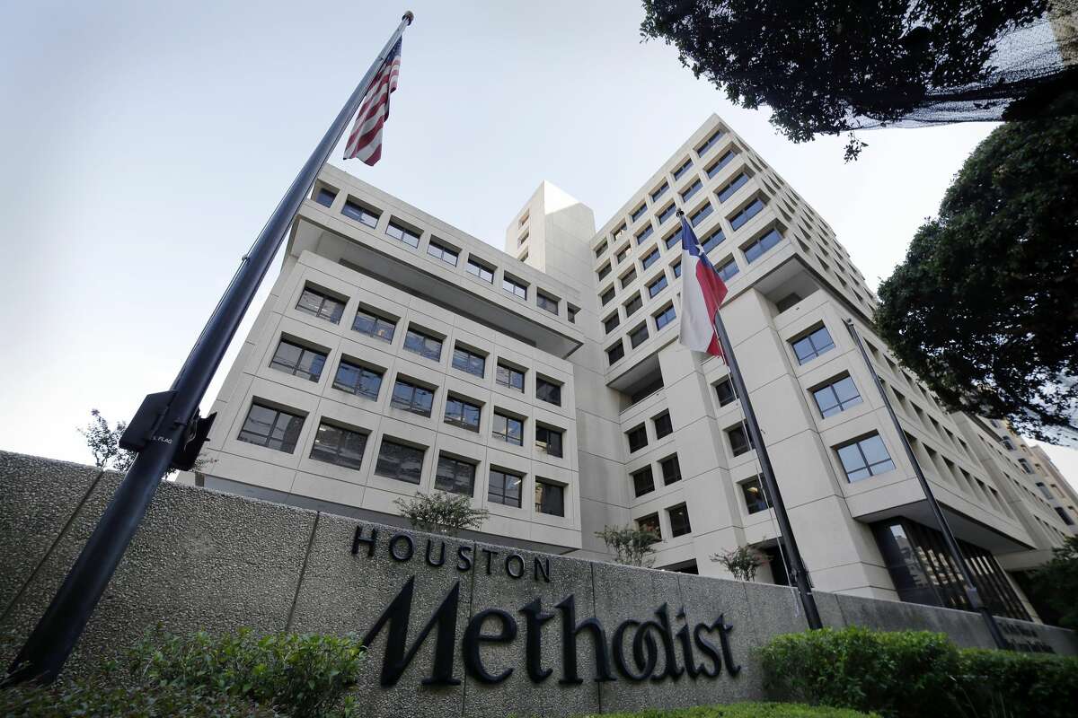One of the Houston Methodist Hospital buildings along Fannin St. in the Texas Medical Center district Thursday, July, 23, 2020 in Houston.