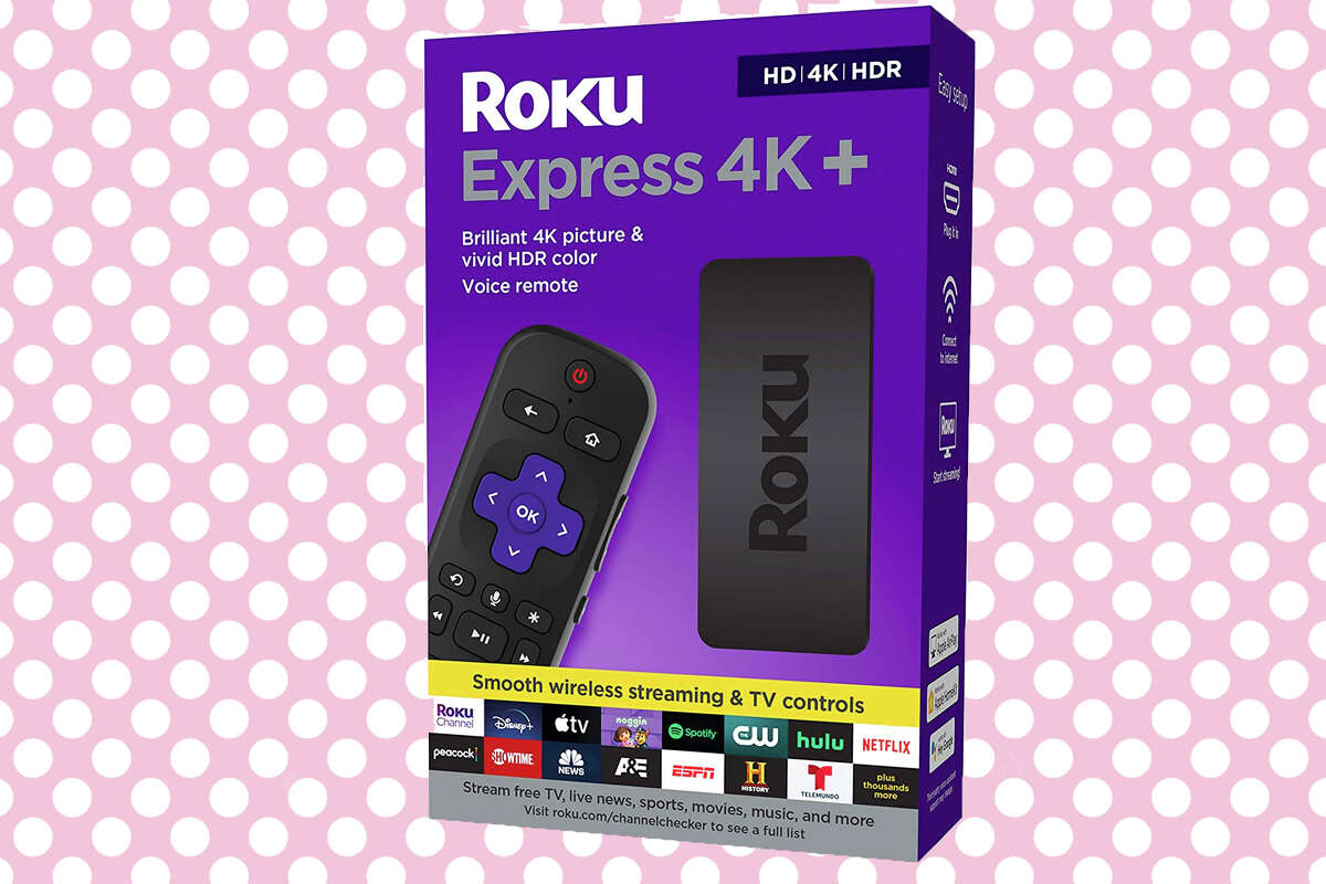 Roku Express 4K+ 2021 Streaming Media Player HD4K/HDR with Smooth Wire –