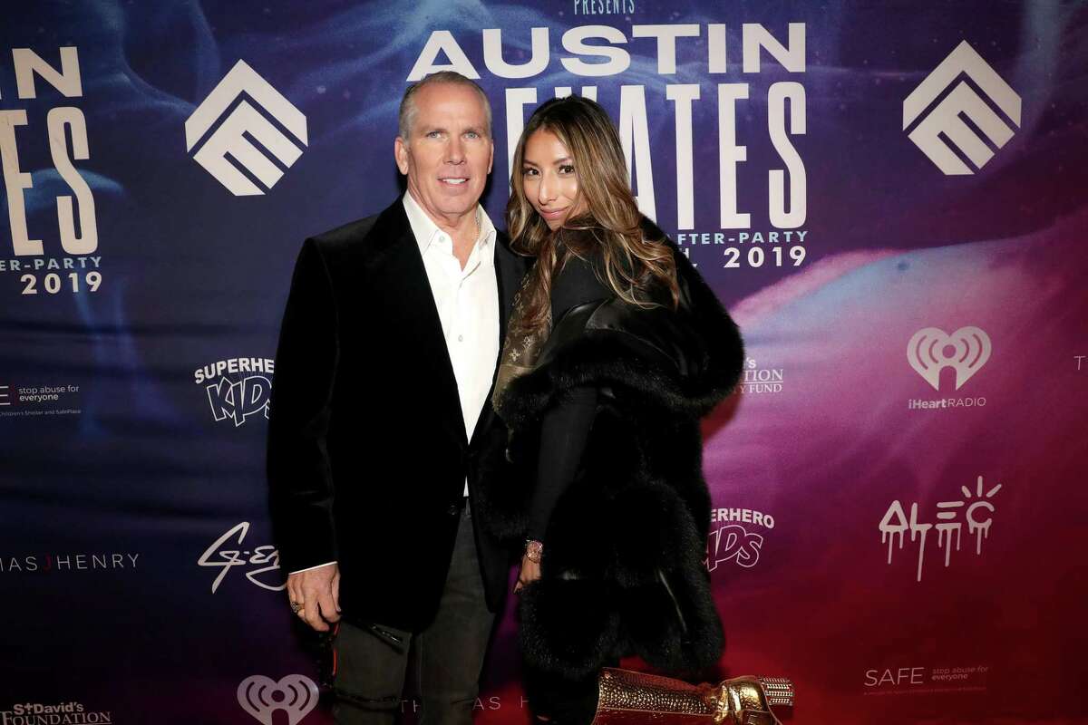 Thomas J. Henry and Evelin Crossland attend "Austin Elevates" at Sumit Austin in 2019 in Austin.