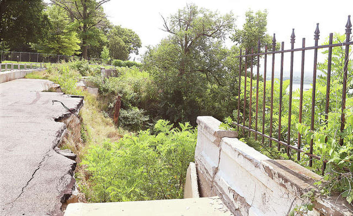 Riverview Drive, currently being reclaimed by nature, remains a city priority according to Mayor David Goins. The bluff and street collapsed due to erosion following heavy rains back in 2019. The city is now working with its fifth FEMA coordinator for the project and, on Wednesday, Goins said federal funding remains in place for the work.