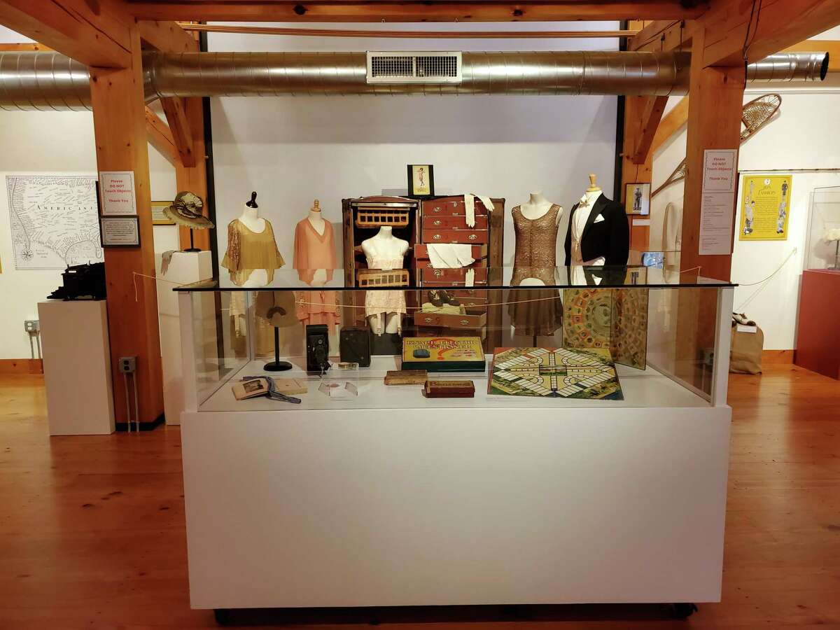 Select exhibits from the Weston History and Culture Center's latest exhibit, “Weston Slept While the Nation Roared: Life in the Twenties.”
