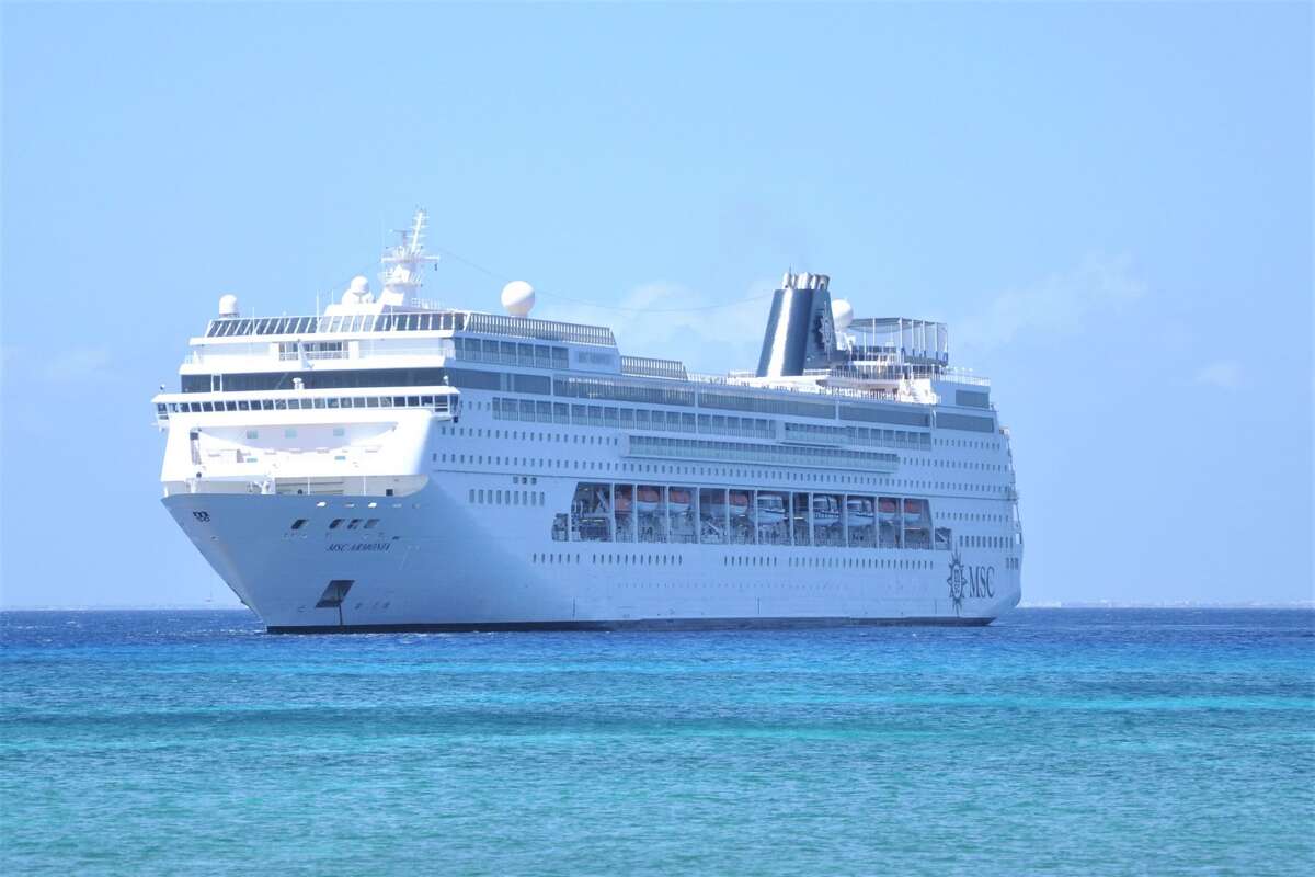 MSC Armonia sails in the Caribbean