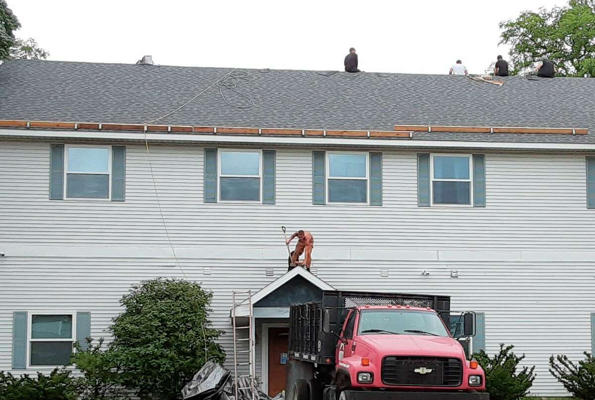 Bob's Roofing is replacing the roof at CHOICES of Manistee County. (Courtesy photo)  