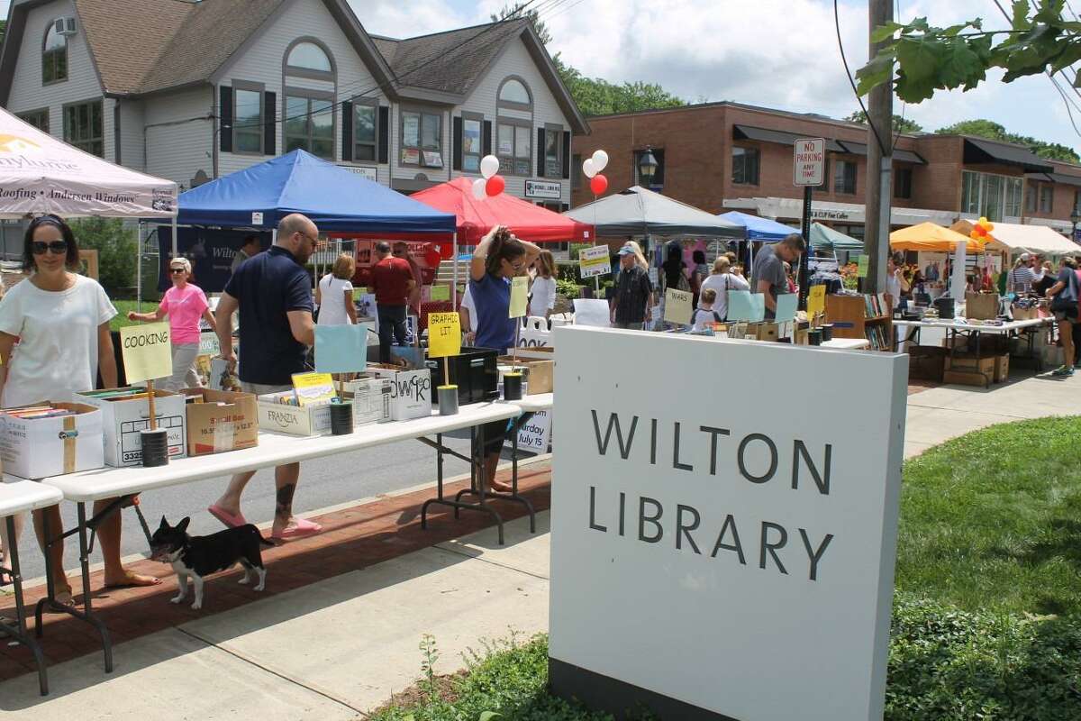 The Wilton Library is holding its Summer Sidewalk Book Sale on Saturday, July 24, from 10 a.m. to 3 p.m., during the Wilton Sidewalk Sale and Street Fair. The sale offers gently used books for beach, and vacation reads, children’s books, teen books, cookbooks, history books, classic books, gardening, paperbacks, an Art Shoppe, and more. Smart shoppers will also find an assortment of CDs, (Compact Discs), and DVDs, (Digital Video Discs), vinyl records, puzzles, and a Tag Sale that will be stretching from one end of the library’s front lawn to the other. There will also be bargains, and something for all people who attend the event, from babies to senior citizens. The sale moves inside to the library’s Gallery, on Monday, July 26, where is it going to be through Thursday, July 29, during the library’s regular hours, which are: Monday through Friday, from 10 a.m. to 6 p.m. The library is located at 137 Old Ridgefield Road in the town. The library’s website is www.wiltonlibrary.org. The library’s main phone number is (203) 762-3950.