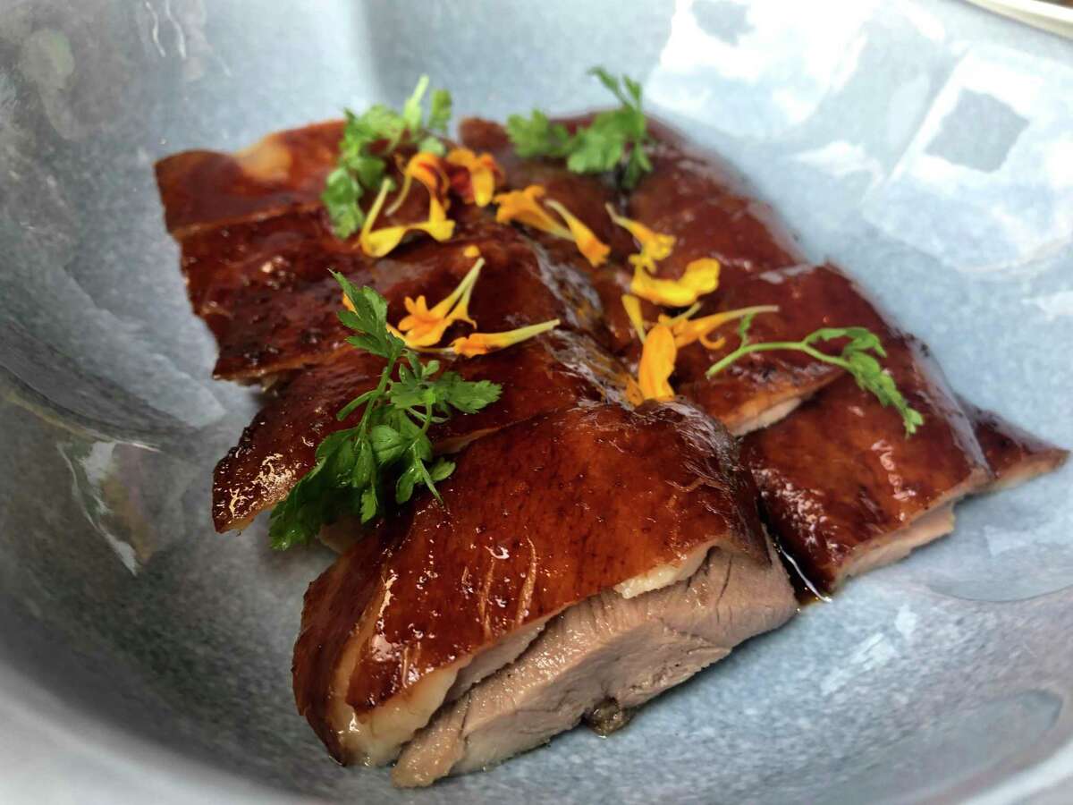 Cantonese pi pa duck at Empress by Boon in San Francisco.