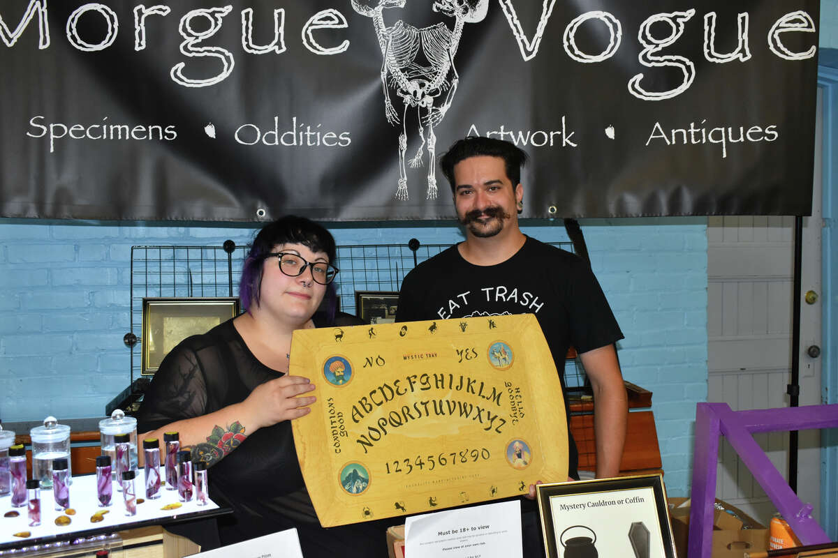 Morgue Vogue at the first ParaConn Paranormal Convention at the Ansonia Armory in Ansonia, CT. 