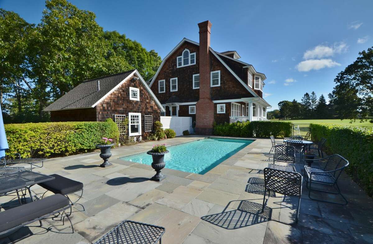 Traditional shingle home on the water in Old Saybrook on the market for