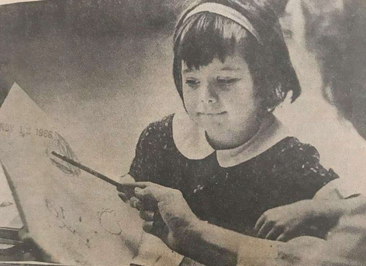 A student at Mills Elementary School. November 1966