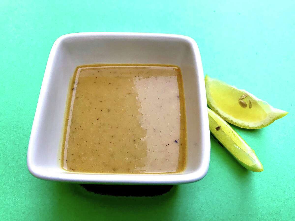 Honey Mustard Dressing uses lemon zest and lemon juice for brightness.