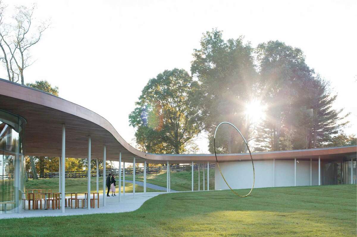 This is a rendering of the Alyson Shotz sculpture, which will be one of the many changes at Grace Farms in New Canaan when it reopens in September.  Photo contributed July 2021