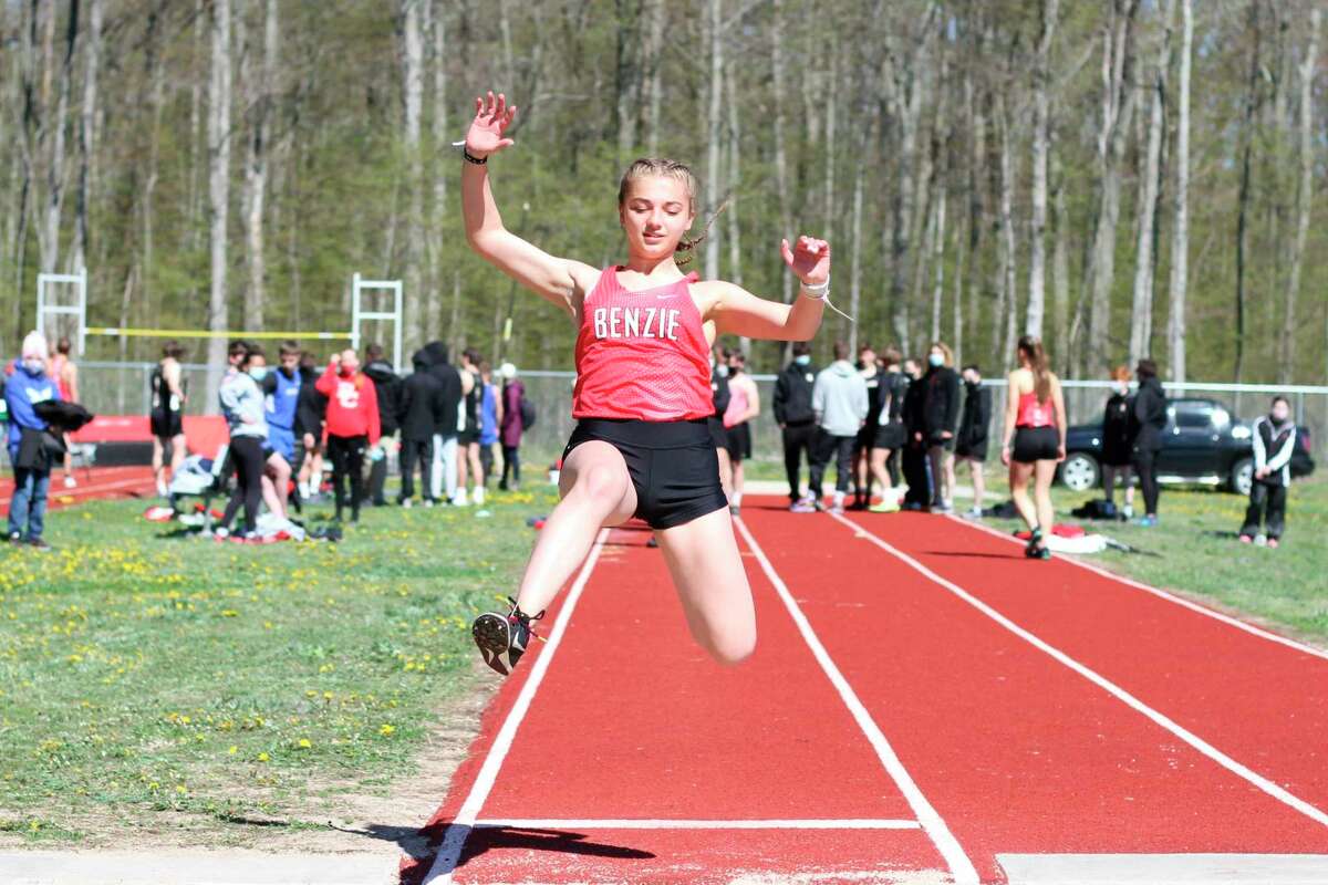 Macy Adams' main focus was the running events, but she also spent time in long jump and pole vault this past spring. (News Advocate file photo)