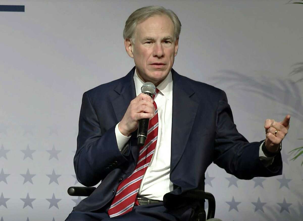 In this photo from March 7, 2021, Texas Gov. Greg Abbott announced the reopening of Texas by lifting state capacity limits on businesses and the masking requirement.