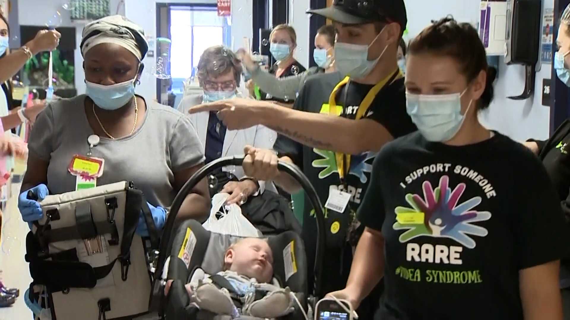 'Absolutely amazing': Baby who spent first 7 months of life in hospital ...