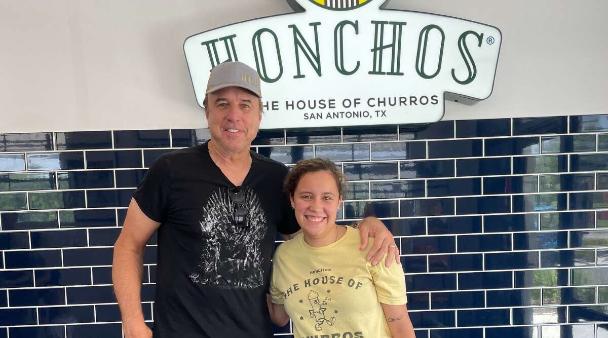 SNL alum Kevin Nealon was in town for a show, and popped in for sweet treat at the local churro shop on Saturday. 