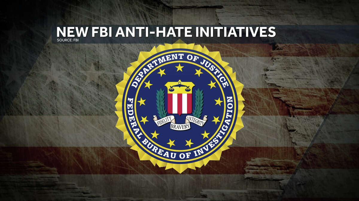 The FBI logo for their hate crimes department