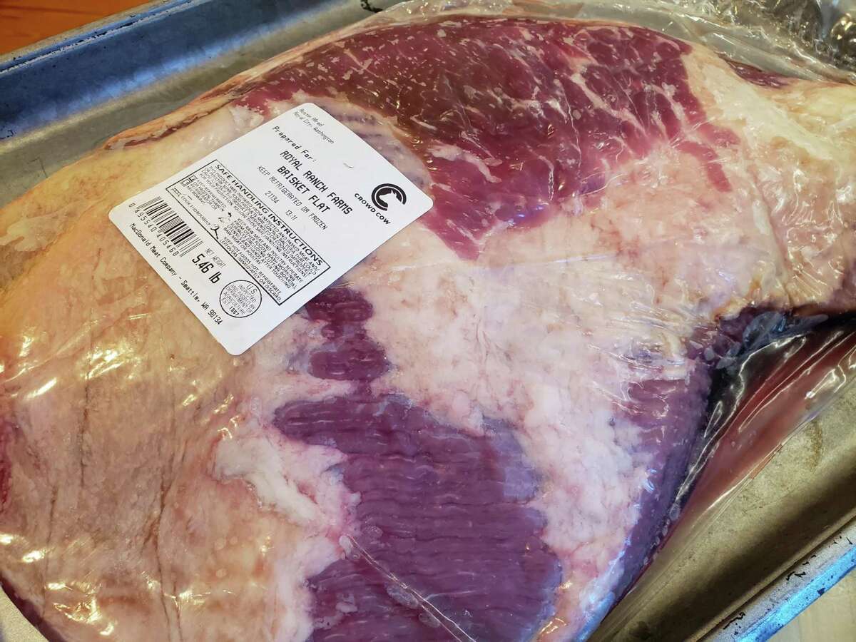 Brisket shipped from Crowd Cow, an online meat supplier.