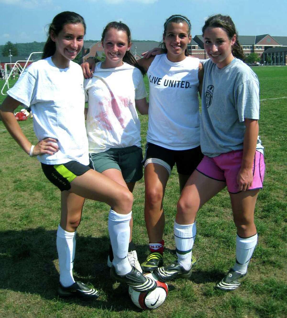 SPECTRUM/New Milford High School girls' soccer captains, Sept. 2, 2010.