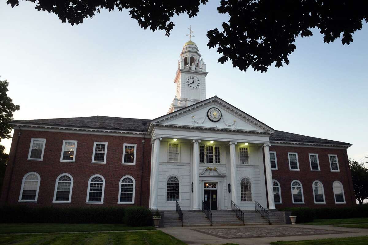 Stratford Town Hall, in Stratford, Conn. July 28, 2021.