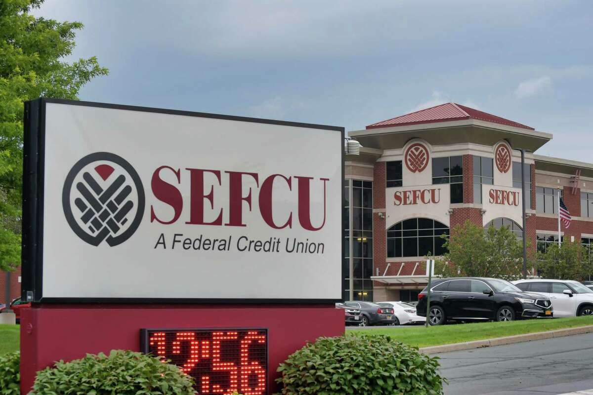 A view of the SEFCU Headquarters on Thursday, July 29, 2021, in Albany, N.Y. (Paul Buckowski/Times Union)