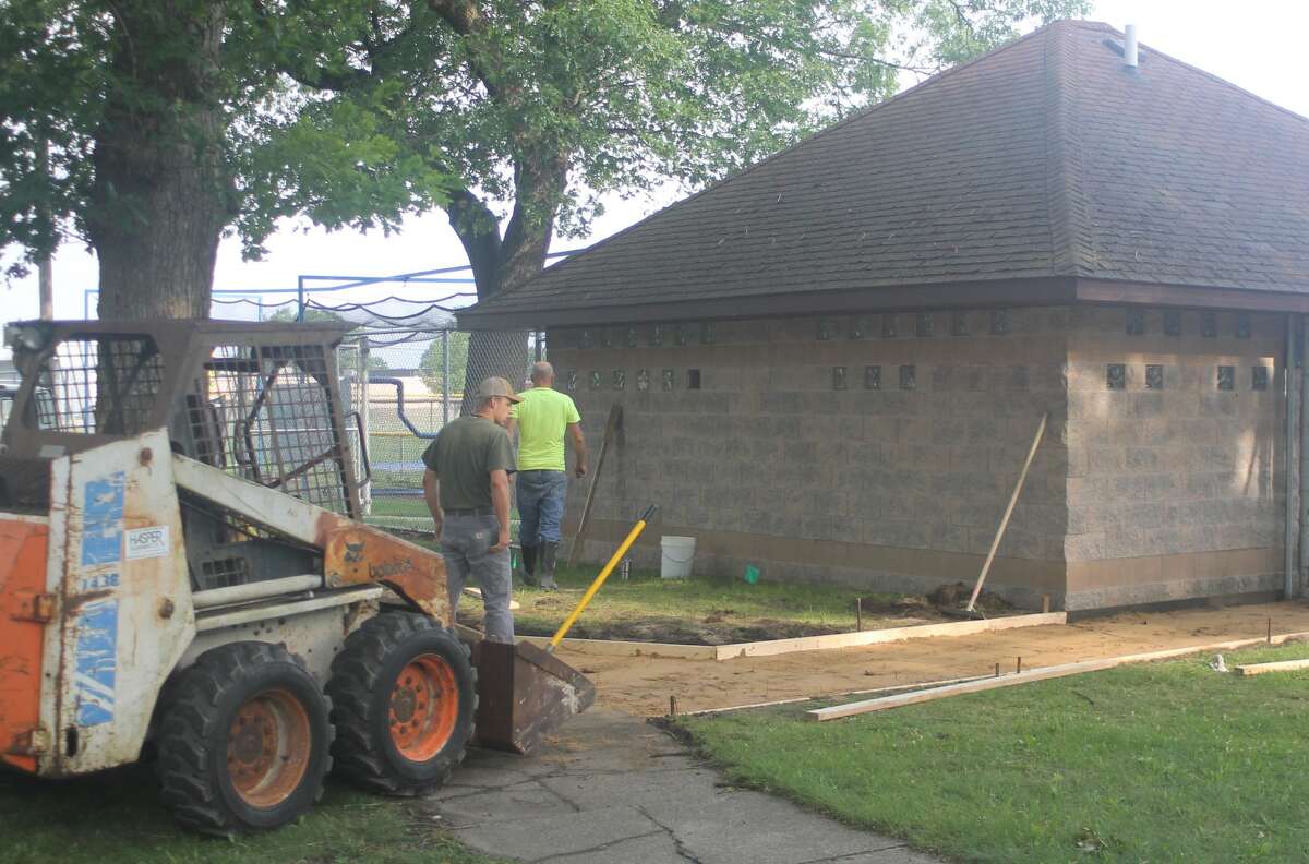 Rietz Park sidewalk to increase bathroom accessibility