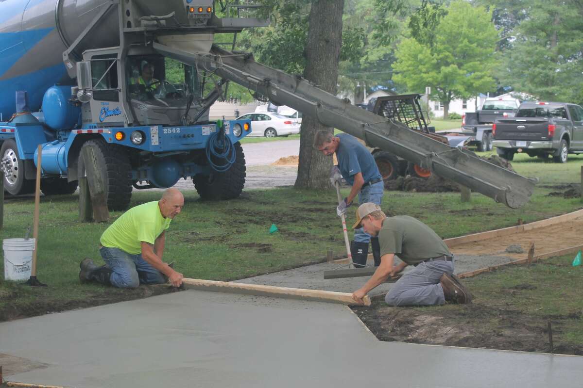 Rietz Park sidewalk to increase bathroom accessibility
