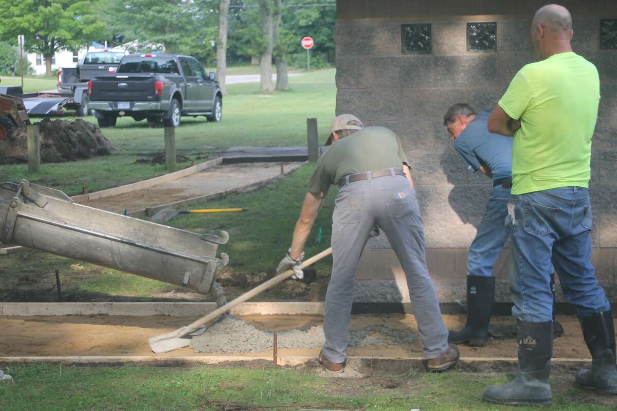 Rietz Park sidewalk to increase bathroom accessibility