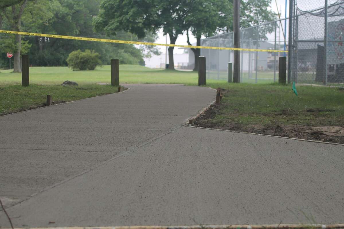 Rietz Park sidewalk to increase bathroom accessibility