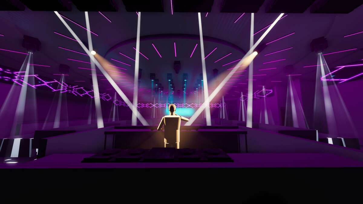Renderings for SEKAI DAY AND NIGHT, a "mega" club set to open in Houston's East End this fall.