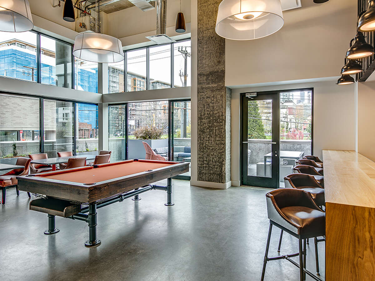 Recreation room at Sentral in South Lake Union.
