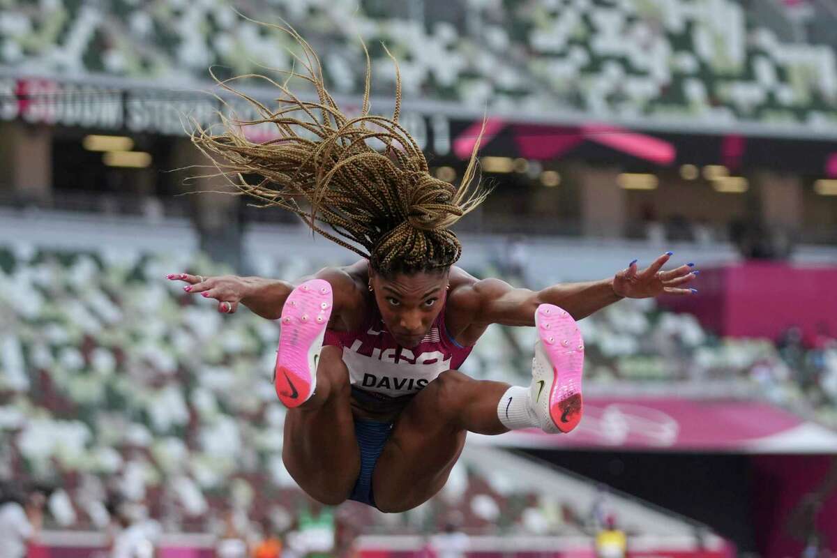 Texas’ Tara Davis takes one leap closer to Tokyo breakout