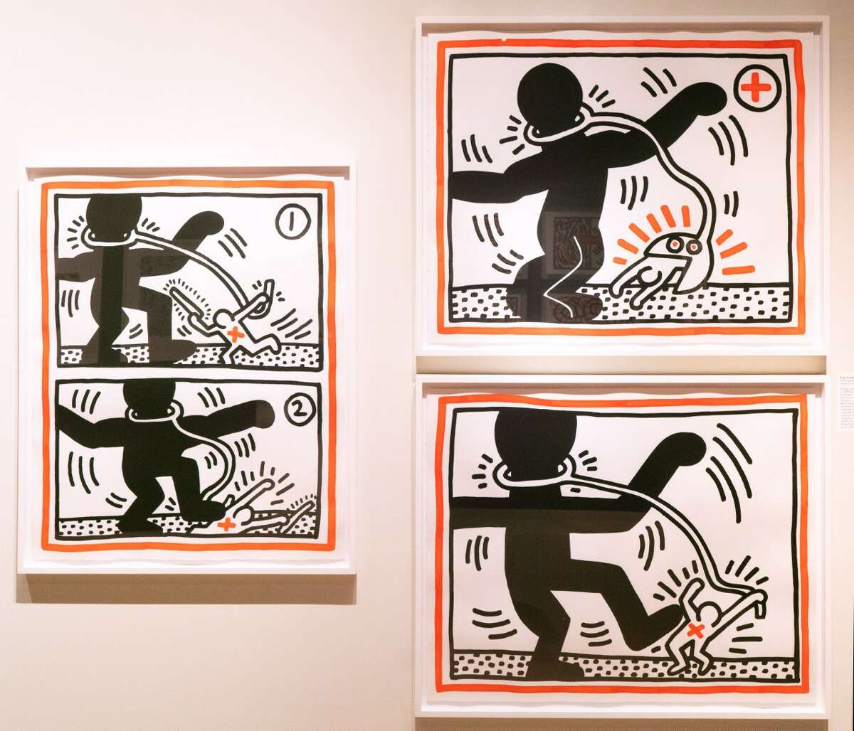 Haring exhibit at Fenimore a radiant splash frozen in time