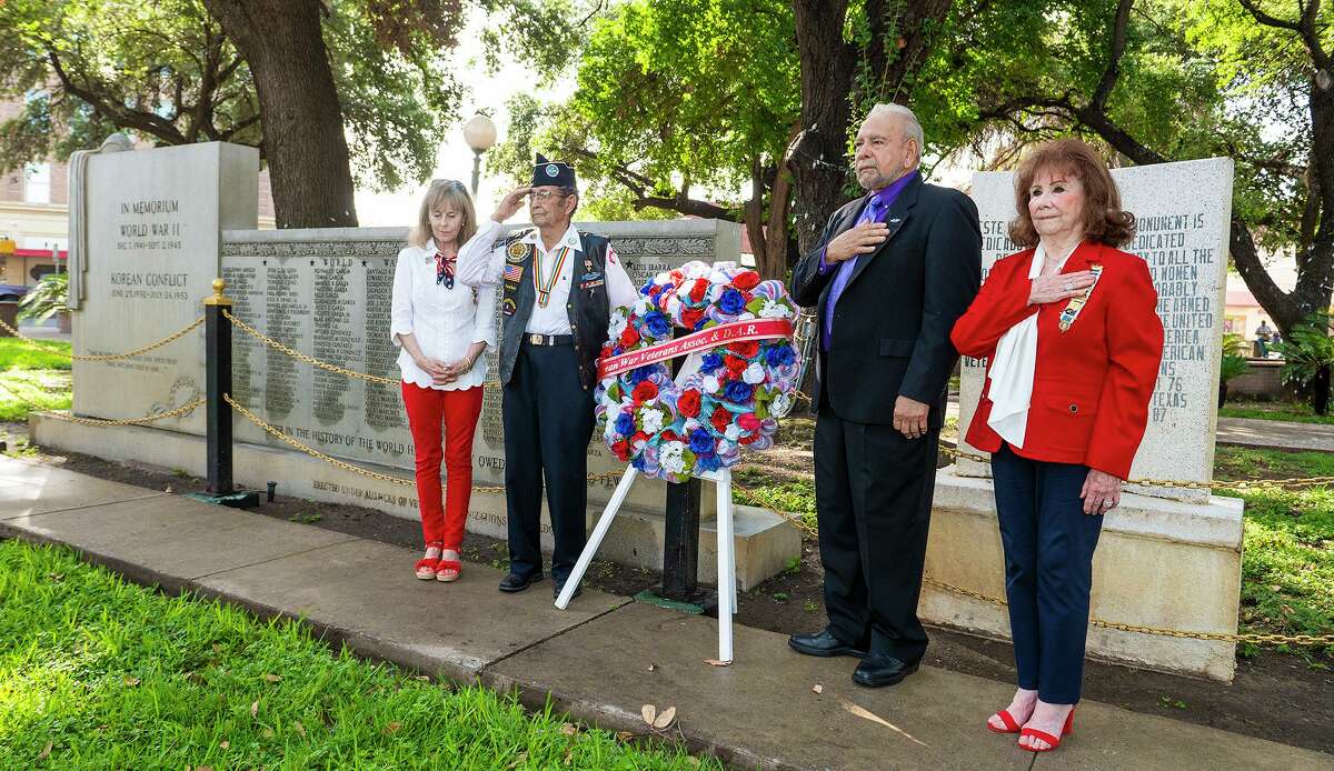 Laredoans placed a wreath near a monument memorializing locals lost in the Korean conflict during a ceremony marking the 67th anniversary of TRUCE of the Korean War Ceremony. The Event also honored the end of the Afghanistan War.