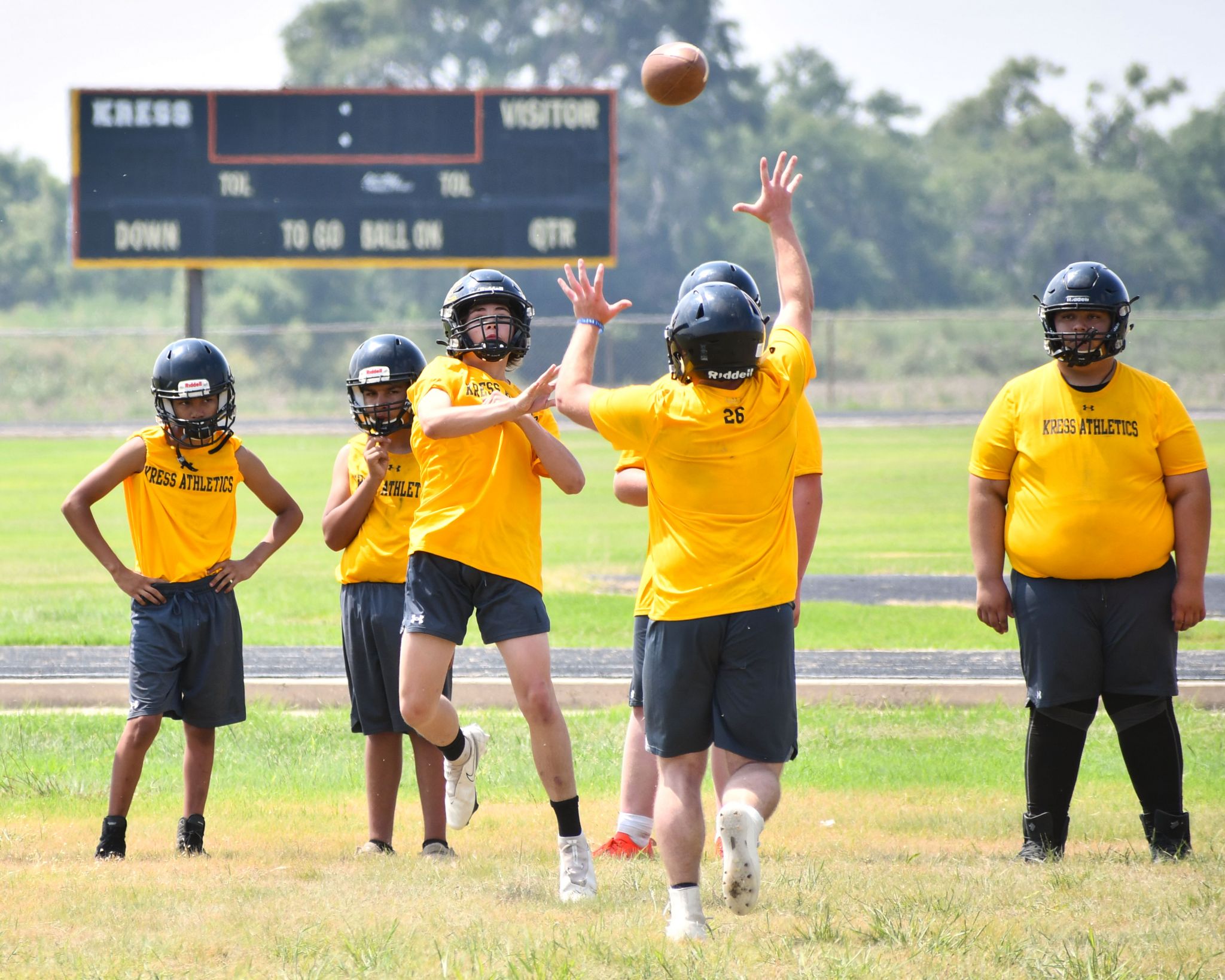Photo Gallery Kress Football Practice 8121